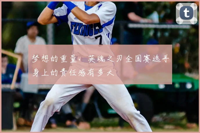 梦想的重量，英魂之刃全国赛选手身上的责任感有多大